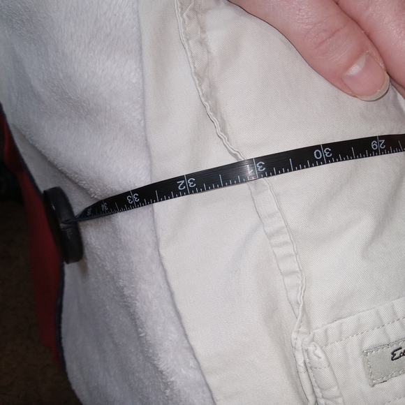 Vintage Eddie Bauer Legend Elkhorn Shirt Button Up Long Sleeve XLT Light Beige - Picture 8 of 11